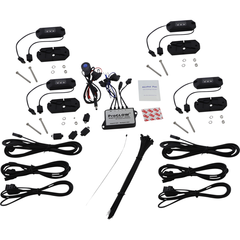 CD-ROCK-KIT CUSTOM-DYNAMICS LIGHTS MAG WIZRD ROCK KIT LIGHTS MAG WIZRD ROCK KIT ACCESSORY LIGHT GROUP 