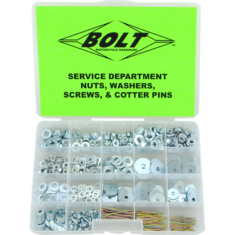 SVCNWSC BOLT Nuts, Washers, & Cotter Pins Service Assortment (Kt) Nuts, Washers, & Cotter Pins Service Assortment (Kt) HARDWARE KITS - ASSORTMENTS 