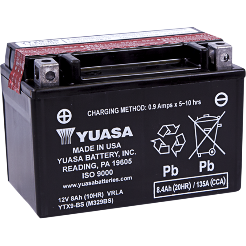 YUAM329BS YUASA YTX9-BS W/ACID PACK YTX9-BS W/ACID PACK BATTERY GROUP 