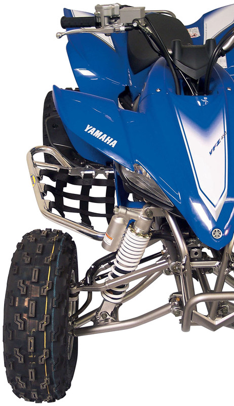 81-4101 MOTORSPORT-PRODUCTS KFX450R 2008 ALUMINUM NERF BARS SILVER KFX450R 2008 ALUMINUM NERF BARS SILVER BUMPERS 