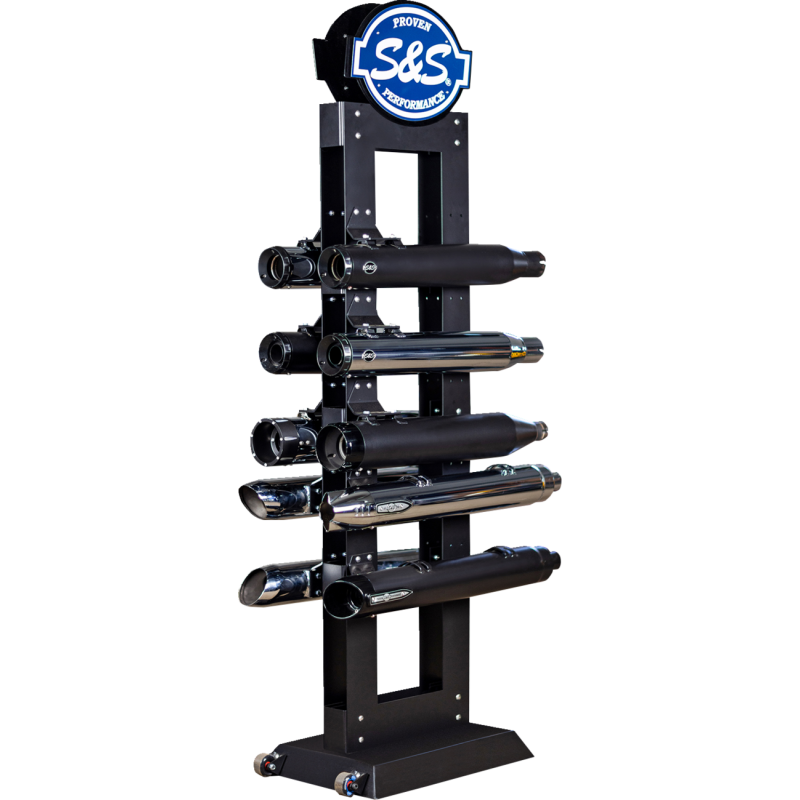 550-1089 SS-CYCLE S&S EXHAUST DISPLAY S&S EXHAUST DISPLAY DISPLAYS 