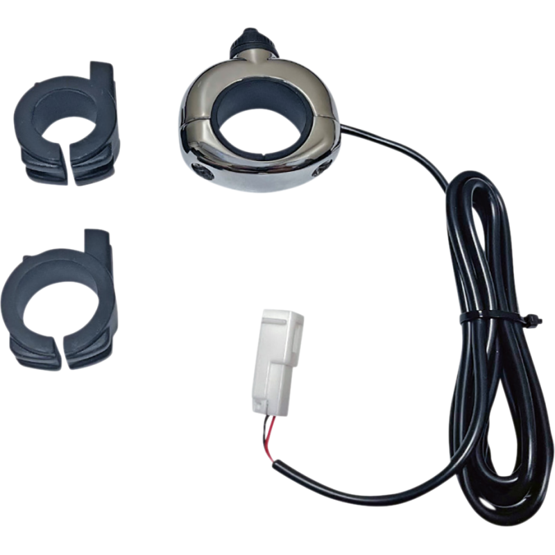CD-AUX-UNV-C CUSTOM-DYNAMICS SWITCH ON/OFF UNIV CHROME SWITCH ON/OFF UNIV CHROME SWITCH GROUP 