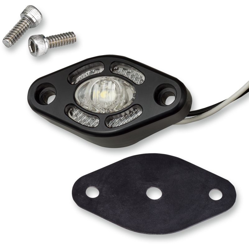 60-500-1W JOKER-MACHINE OMEGA DOME LIGHT 1.75" TUBING BLACK OMEGA DOME LIGHT 1.75" TUBING BLACK ACCESSORY LIGHT GROUP 