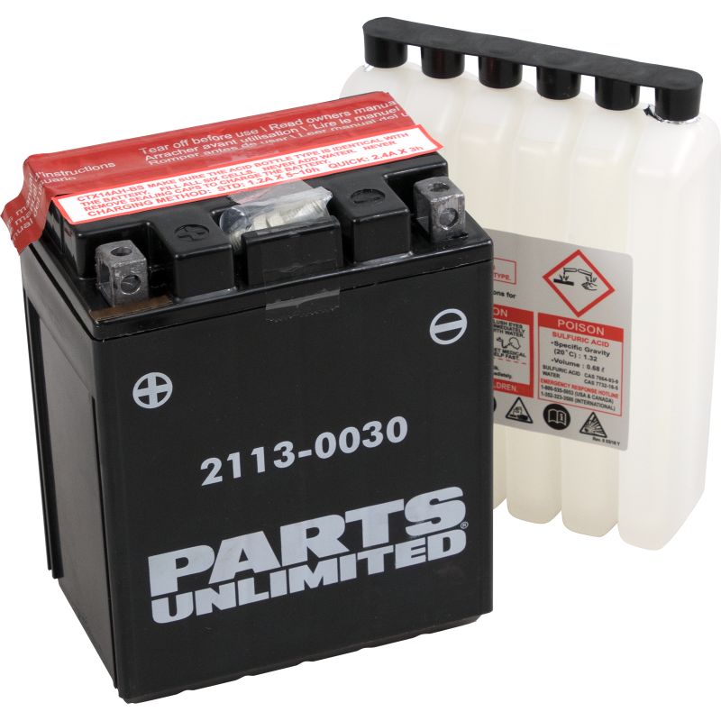 CTX14AH-BS PARTS-UNLIMITED-BATTERIES CTX14AH-BS HI-PERF W/ACID PACK CTX14AH-BS HI-PERF W/ACID PACK BATTERY GROUP 