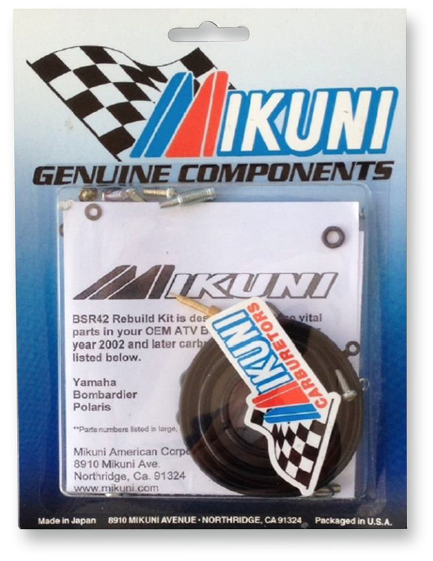 MK-BSR42 MIKUNI 04-07 RHINO 660 CARB REBUILD KIT 04-07 RHINO 660 CARB REBUILD KIT CARBURETOR REBUILD KITS 