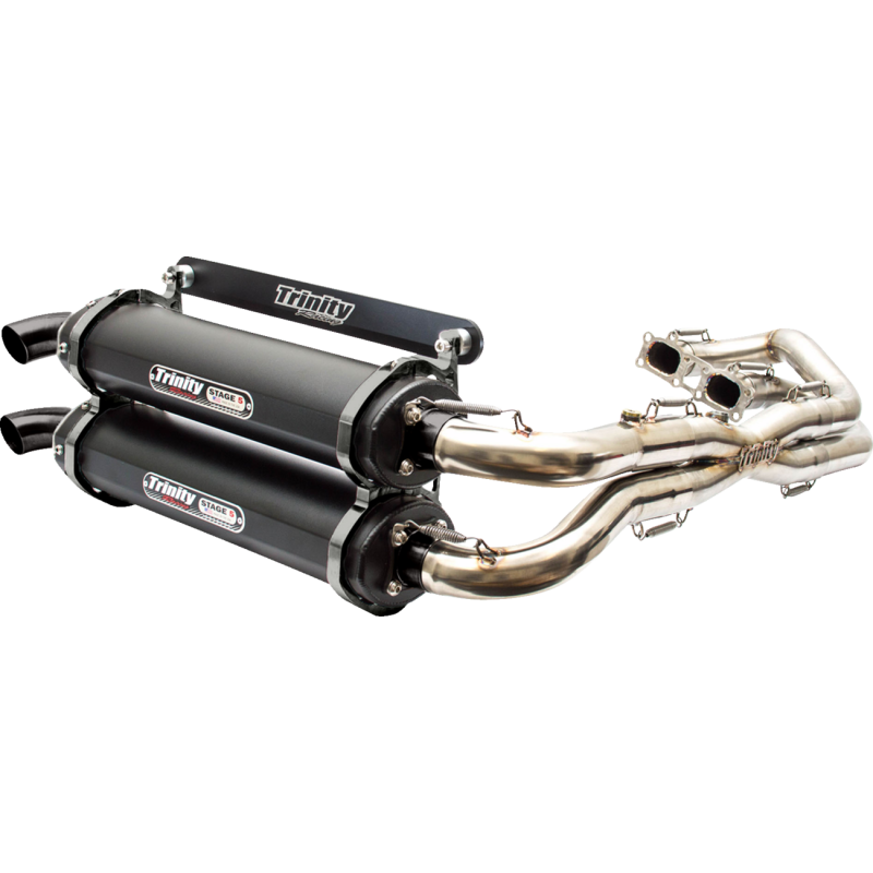 TR-4119D-C2 TRINITY-RACING EXHAUST RZR 1000 BK CRKT EXHAUST RZR 1000 BK CRKT SYSTEMS FOR ATV 