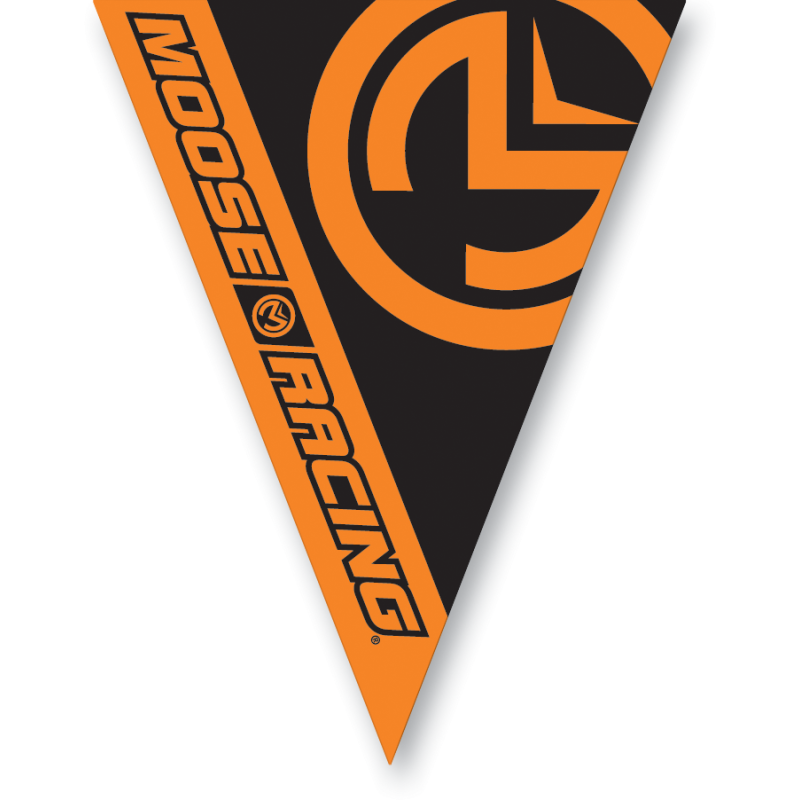 9904-0386 MOOSE-UTILITY-DIVISION FLAGS,PENNANT MSE ORG/BLK FLAGS,PENNANT MSE ORG/BLK PRINTED MATTER 