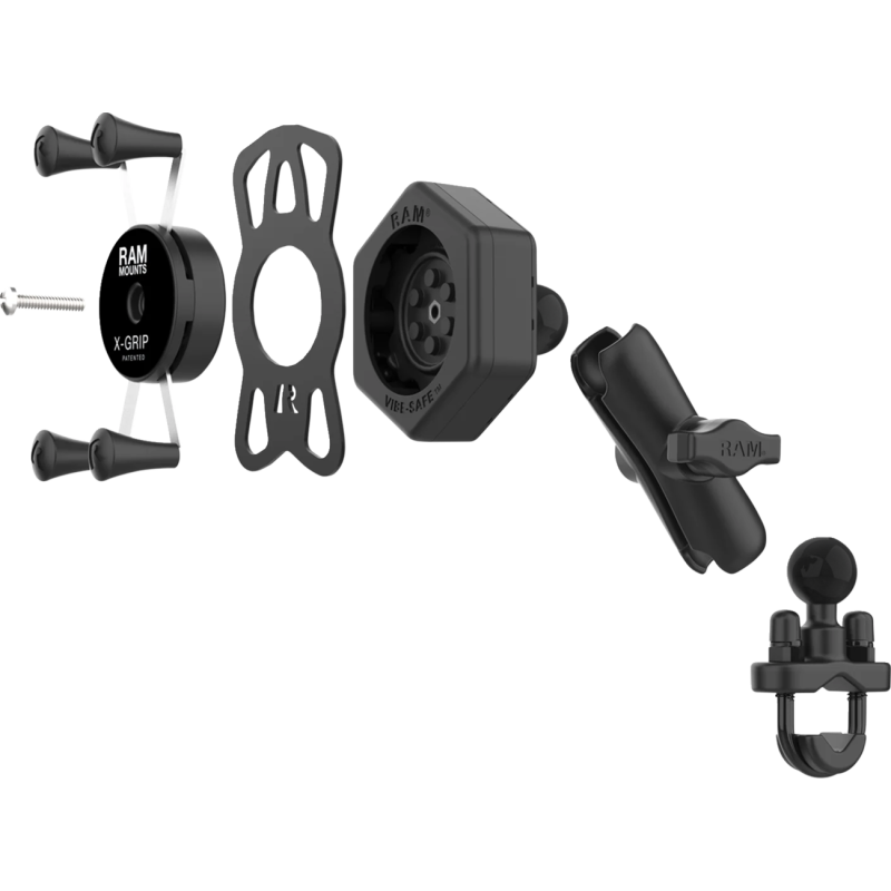 RAM-B-149Z-UN7-462 RAM-MOUNT MOUNT KIT VIBE SAFE   X-GRIP  STD ARM & U BOLT MOUNT KIT VIBE SAFE   X-GRIP  STD ARM & U BOLT HANDLEBAR CLAMPS & PARTS 