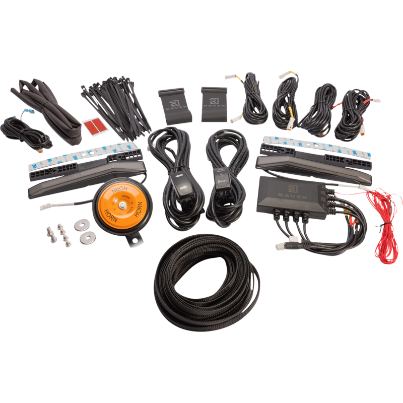 65-703 RAVEK Turn Signal Kit Kawasaki Mule Turn Signal Kit Kawasaki Mule TURN SIGNAL GROUP 