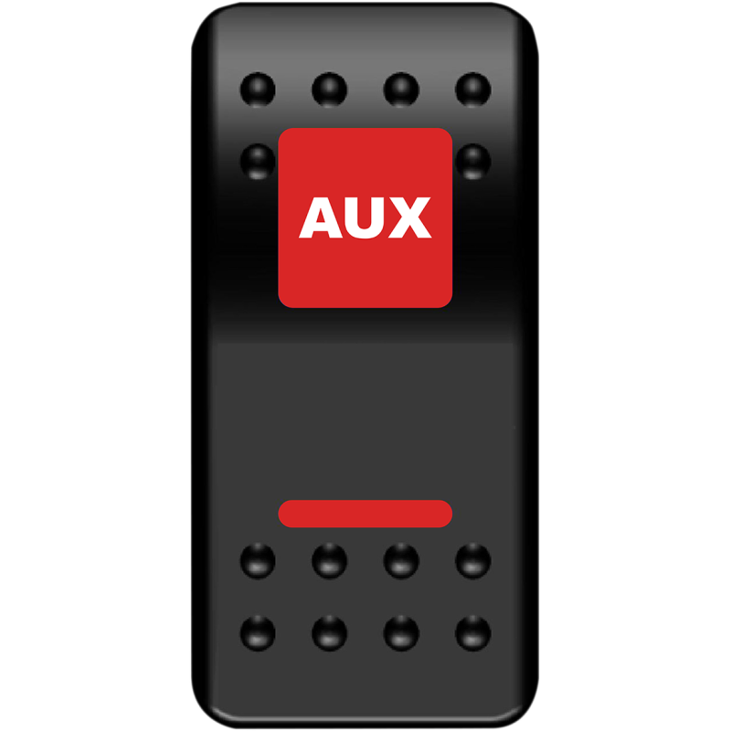 AUX-PWR-R MOOSE-UTILITY-DIVISION MOOSE BRANDED ON/OFF AUX SWITCH WITH RED LED MOOSE BRANDED ON/OFF AUX SWITCH WITH RED LED SWITCH GROUP 