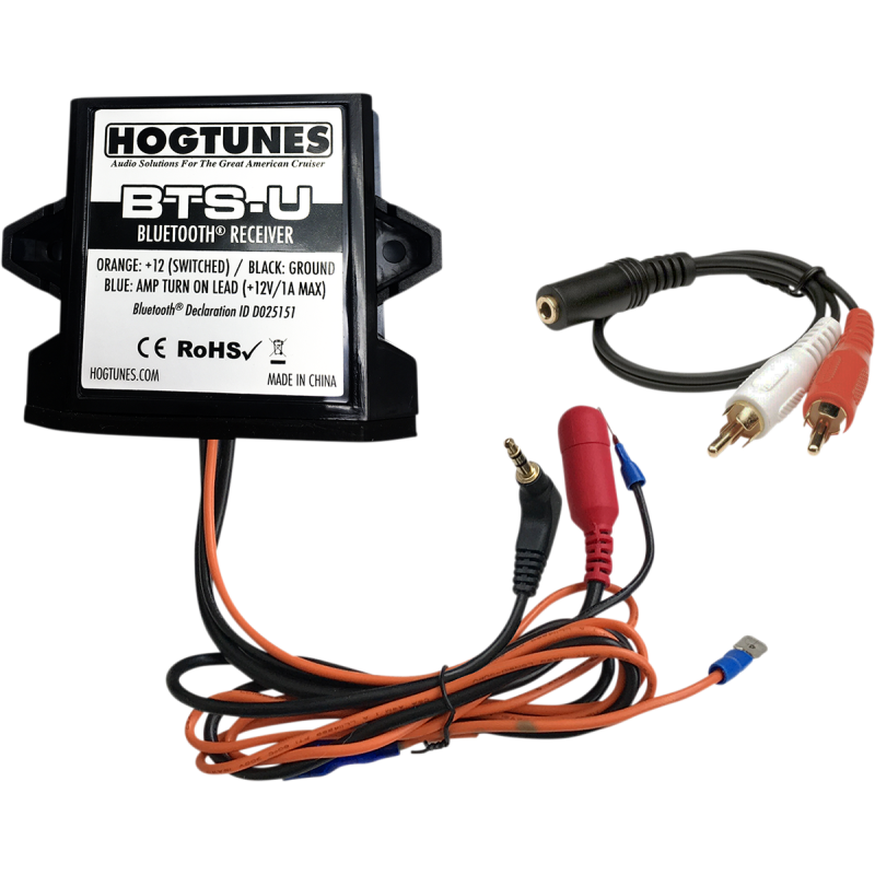 BTS-U HOGTUNES UNIVERSAL BLUETOOTH RECEIVER UNIVERSAL BLUETOOTH RECEIVER RADIOS 