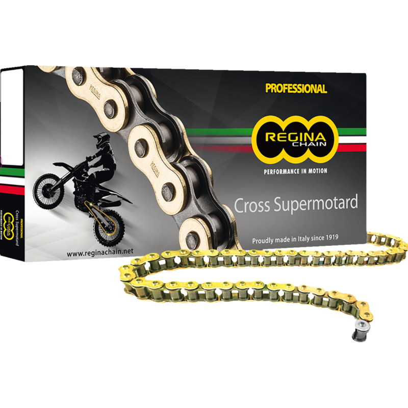 90RH2/008 REGINA REGINA 415 RH2 CHAIN 130 LINKS REGINA 415 RH2 CHAIN 130 LINKS DRIVE CHAIN - STANDARD NON-ORING 