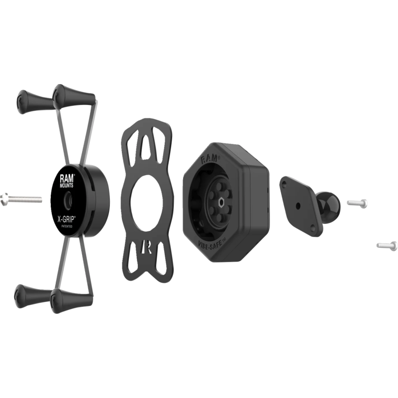 RAM-HOL-UN10B-462 RAM-MOUNT MOUNT KIT  LG X-GRIP  ANTI-VIBRATION MOUNT MOUNT KIT  LG X-GRIP  ANTI-VIBRATION MOUNT HANDLEBAR CLAMPS & PARTS 