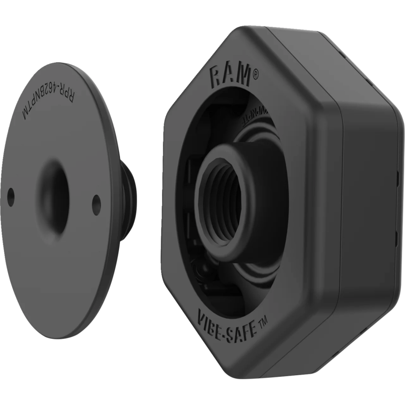 RAP-462NPT RAM-MOUNT ADAPTER VIBE-SAFE MODULE - NPT NO BALL ADAPTER VIBE-SAFE MODULE - NPT NO BALL HANDLEBAR CLAMPS & PARTS 