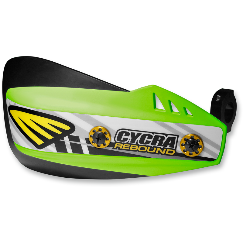 1CYC-0226-72 CYCRA Rebound Guard W/Green  alloy mounts Rebound Guard W/Green  alloy mounts HAND GUARDS 
