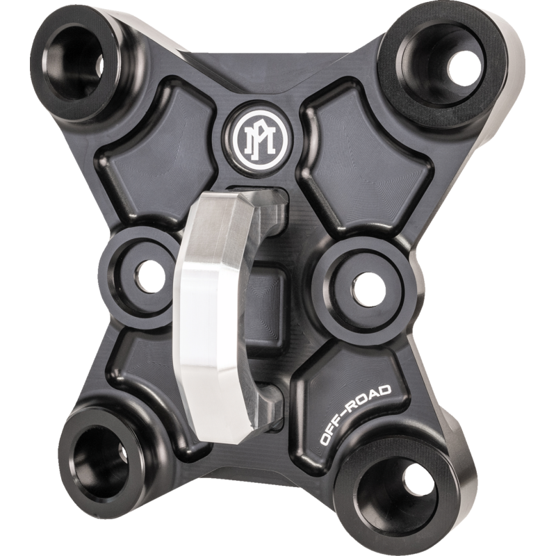 0222-2002-B PERFORMANCE-MACHINE RADIUS ROD PLATE BLK RADIUS ROD PLATE BLK SWINGARM MOUNTING PARTS 