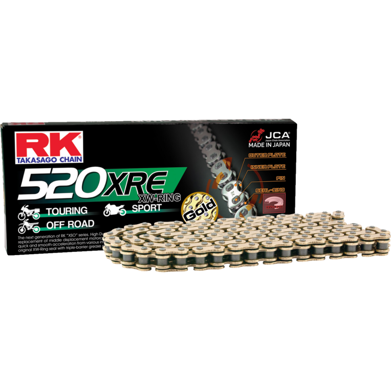 GB520XRE-RL RK GB520XRE RIVET LINK GOLD GB520XRE RIVET LINK GOLD Chains 