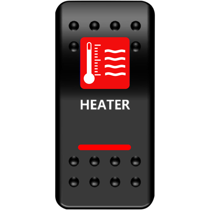HTR-PWR-R MOOSE-UTILITY-DIVISION MOOSE BRANDED HEATER SWITCH WITH RED LED MOOSE BRANDED HEATER SWITCH WITH RED LED SWITCH GROUP 