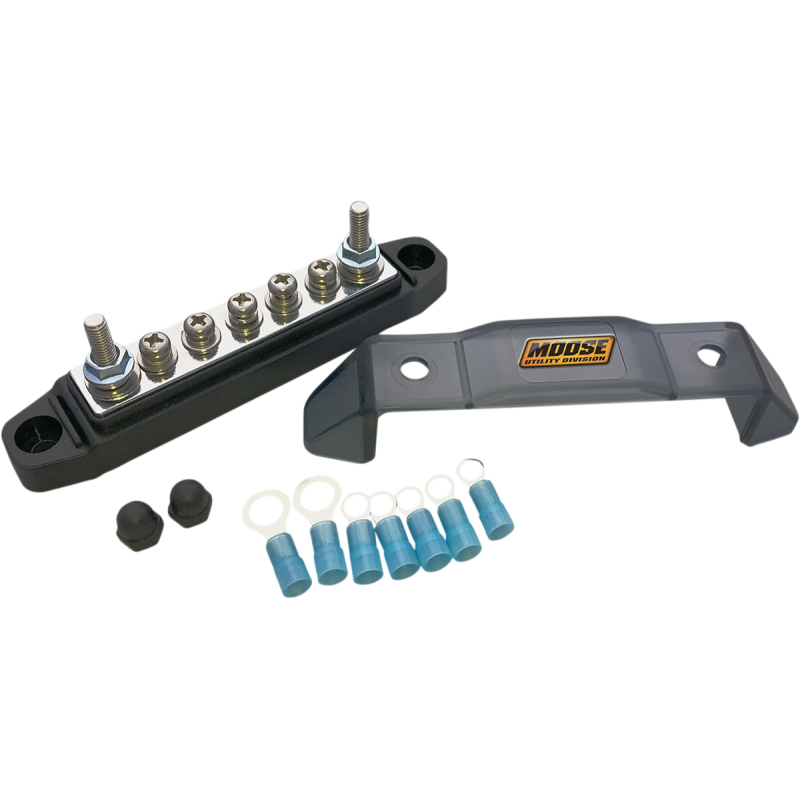BBS-7RT MOOSE-UTILITY-DIVISION MOOSE BRANDED 7 POSITION BUS BAR WITH RING TERMINALS MOOSE BRANDED 7 POSITION BUS BAR WITH RING TERMINALS WIRING GROUP 