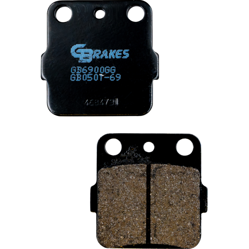 GB0501-69 GBRAKES BRAKE PADS GB0501-69 SEMI-METALLIC BRAKE PADS GB0501-69 SEMI-METALLIC BRAKE PADS - SINTERED METAL 