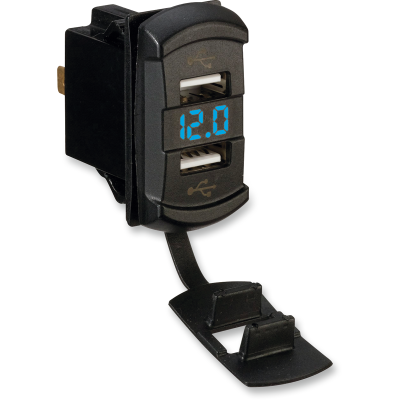 USB-DVM MOOSE-UTILITY-DIVISION VOLTMETER WITH DUAL USB CHARGE PORTS VOLTMETER WITH DUAL USB CHARGE PORTS GAUGE GROUP 