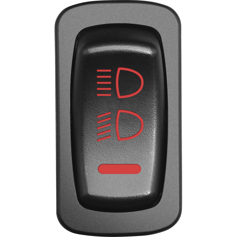 HDL-CAR-R MOOSE-UTILITY-DIVISION MOOSE BRANDED HEADLIGHT SWITCH RED LED MOOSE BRANDED HEADLIGHT SWITCH RED LED SWITCH GROUP 
