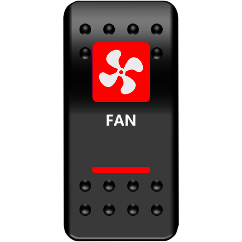FAN-PWR-R MOOSE-UTILITY-DIVISION MOOSE BRANDED FAN SWITCH WITH RED LED MOOSE BRANDED FAN SWITCH WITH RED LED SWITCH GROUP 