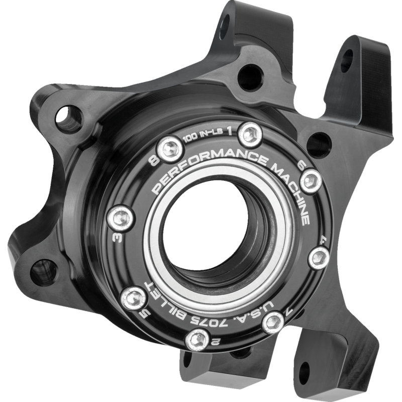 0221-1007-B PERFORMANCE-MACHINE BEARING CARRIER REAR L BEARING CARRIER REAR L WHEEL HUBS & PARTS 