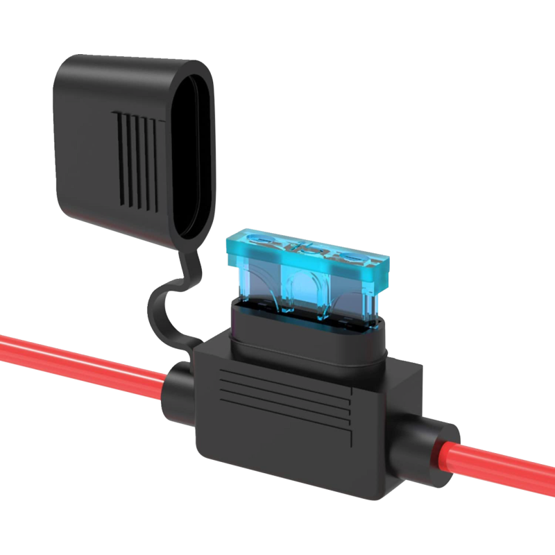 12G-FUS MOOSE-UTILITY-DIVISION MOOSE INLINE FUSE HOLDER 12 GUAGE WIRE WITH TWO 15 AMP FUSES MOOSE INLINE FUSE HOLDER 12 GUAGE WIRE WITH TWO 15 AMP FUSES WIRING GROUP 