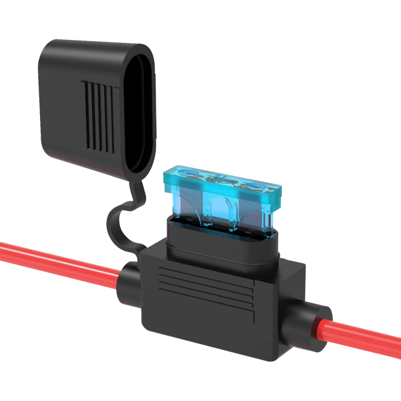 16G-FUS MOOSE-UTILITY-DIVISION MOOSE INLINE FUSE HOLDER 16 GUAGE WIRE WITH TWO 10 AMP FUSES MOOSE INLINE FUSE HOLDER 16 GUAGE WIRE WITH TWO 10 AMP FUSES WIRING GROUP 