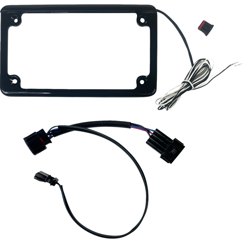 CD-LPF-TAL22 CUSTOM-DYNAMICS LICENSE PLATE FRAME SXS TALON BLACK LICENSE PLATE FRAME SXS TALON BLACK LICENSE PLATE GROUP 
