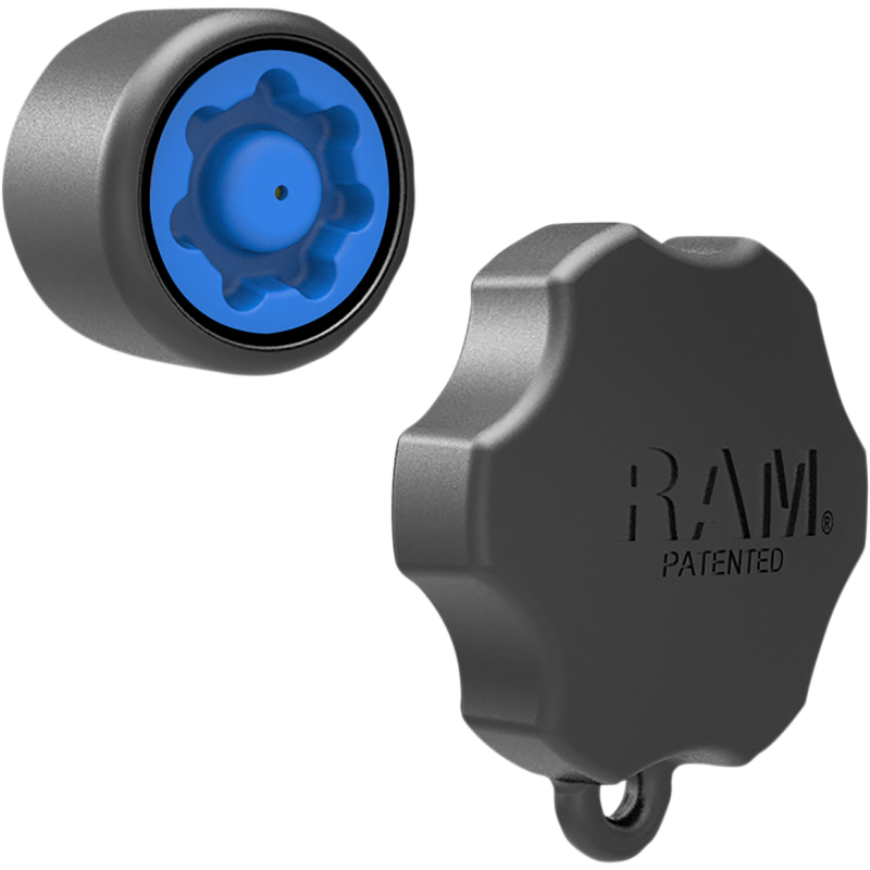 RAP-S-KNOB3 RAM-MOUNT KNOB PIN-LOCK 1" BALL KNOB PIN-LOCK 1" BALL HANDLEBAR CLAMPS & PARTS 
