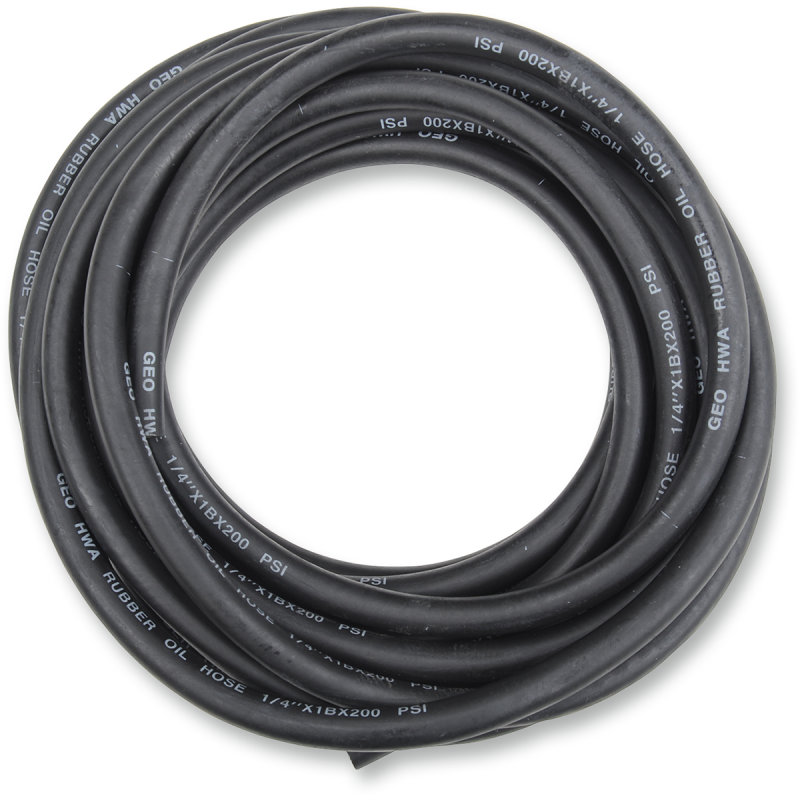 14-03731 EMGO FUEL LINE BLACK REINFORCED 3/8 FUEL LINE BLACK REINFORCED 3/8 Parts And Accessories Intake Carburetion 