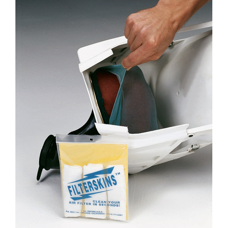 PC1386 PC-RACING FILTER SKINS (3) FULL SIZE 6-8"D X 4-7"L FILTER SKINS (3) FULL SIZE 6-8"D X 4-7"L AIR FILTERS & PARTS 