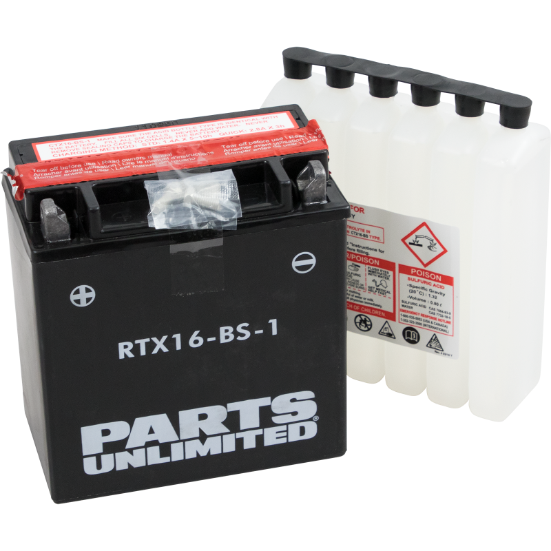 CTX16-BS-1 PARTS-UNLIMITED-BATTERIES CTX16-BS-1  W/ACID PACK PC CTX16-BS-1  W/ACID PACK PC BATTERY GROUP 