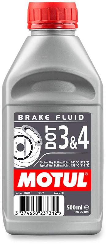 111254-1 111254 USA-BRAKE FLUID 3 & 4 500ML MOTUL MOTUL Chemical Products Brake Fluids