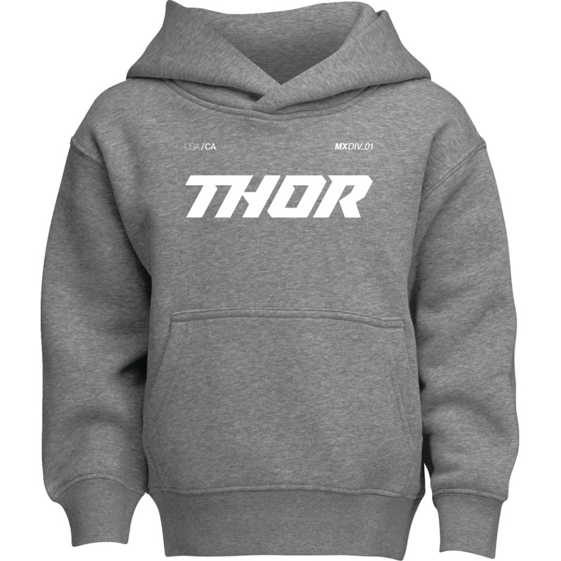 3052-0713 THOR HOODIE YOUTH BRAVE HTR GRAY XL HOODIE YOUTH BRAVE HTR GRAY XL SWEATS-CHILDS 