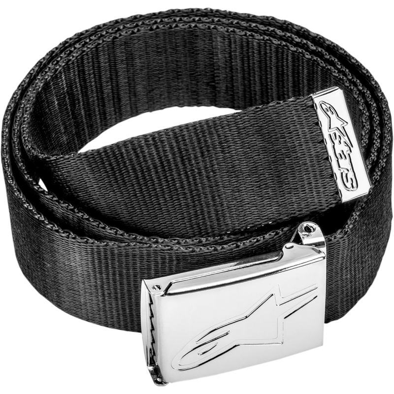 1019-93300-1187 ALPINESTARS-CASUALS BELT AGELESS WEB BK/CHR BELT AGELESS WEB BK/CHR MISC CASUAL APPAREL 
