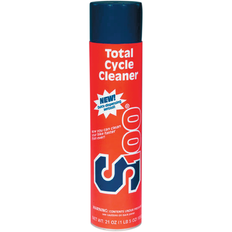 12600A-EA S100 S100 TOTAL CYCLE CLEANER- 595G/21OZ S100 TOTAL CYCLE CLEANER- 595G/21OZ CLEANERS-DEGREASERS 