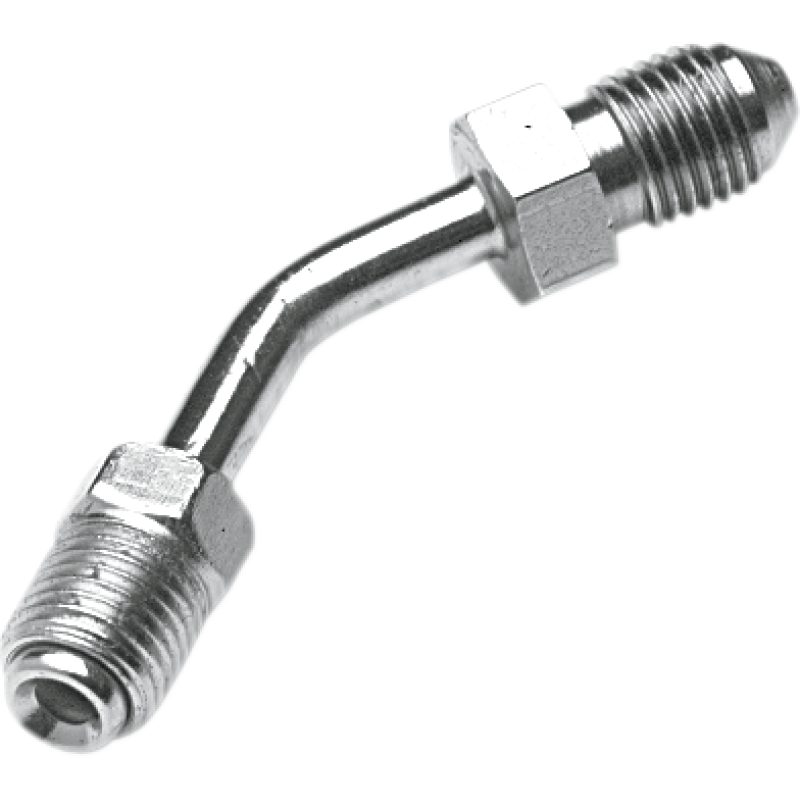 P646-03CH GOODRIDGE 45 DEGREE TUBE ADAPTER H-D 45 DEGREE TUBE ADAPTER H-D BRAKE LINE HARDWARE 