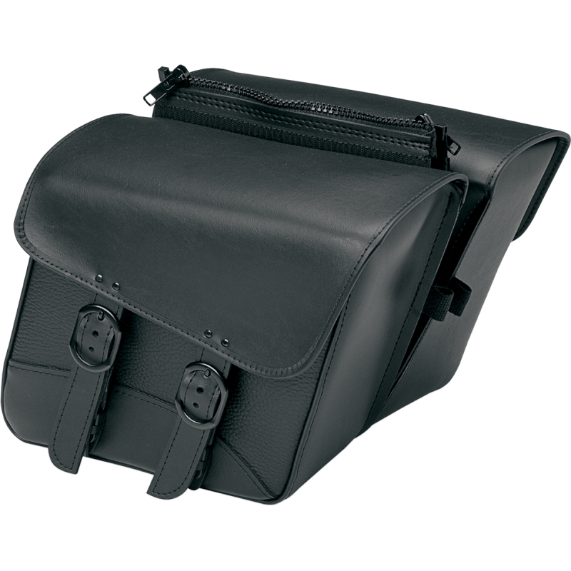 59588-00 WILLIE-MAX-LUGGAGE BLACK JACK COMPACT SLANT SADDLEBAG SET BLACK JACK COMPACT SLANT SADDLEBAG SET SADDLEBAGS & PARTS 