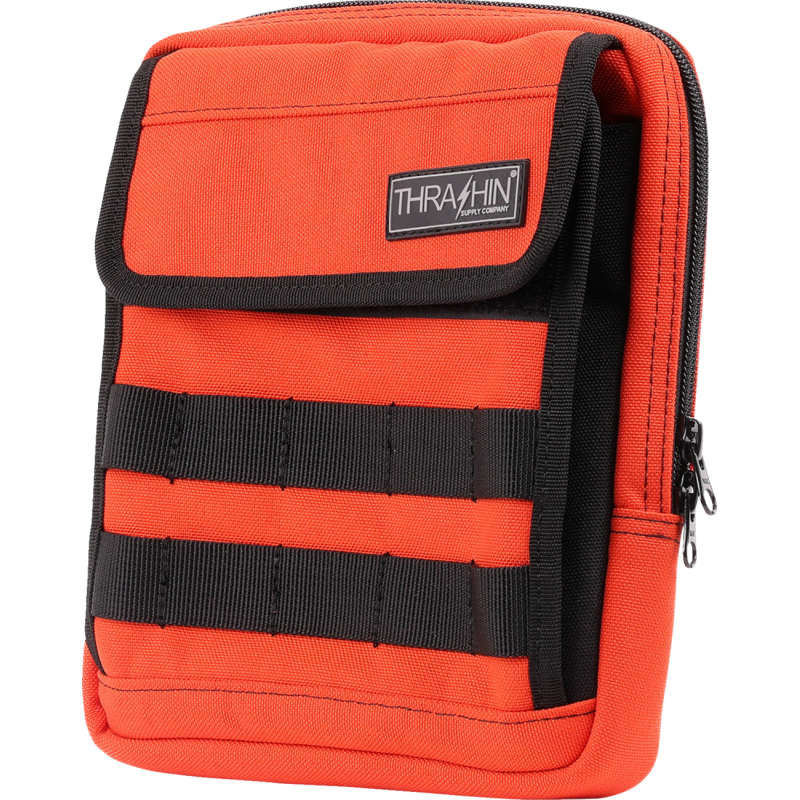 THB-0035 THRASHIN-SUPPLY-CO. BAG HANDLEBAR TSC SLIM ORANGE BAG HANDLEBAR TSC SLIM ORANGE TOOL/FORK BAGS 