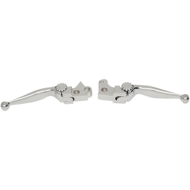 12-00607-20 POWERSTANDS-RACING Lever Set - Journey - Harley Davidson - Chrome Lever Set - Journey - Harley Davidson - Chrome BRAKE & CLUTCH CUSTOM CONTROL SETS 