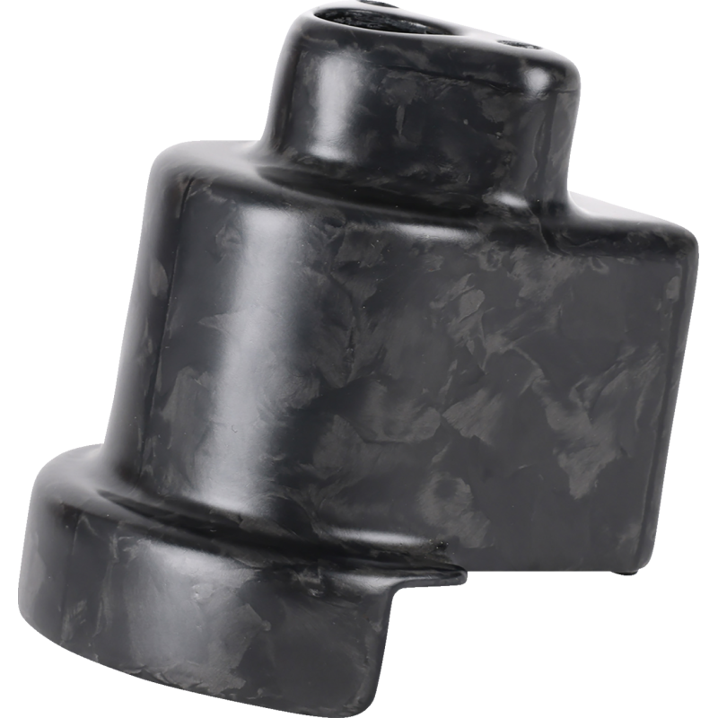 TSC-3033-1 THRASHIN-SUPPLY-CO. Cover Steering Lock - Matte Forged Carbon Fiber Cover Steering Lock - Matte Forged Carbon Fiber FORK TRIPLE TREES & KITS 