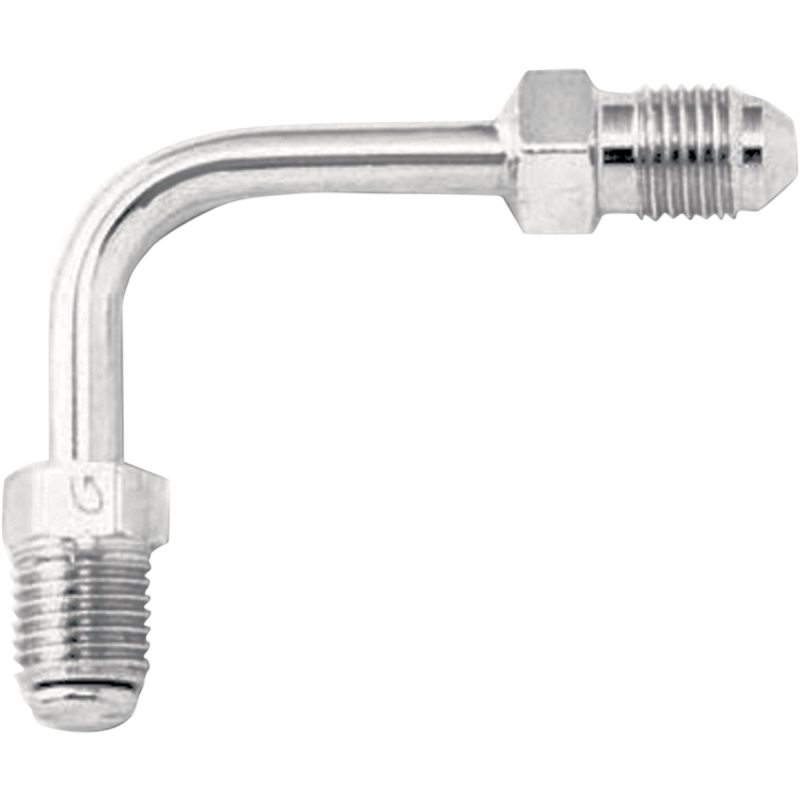P691-03CH GOODRIDGE LONG 90 DEGREE TUBE ADAPTER H-D LONG 90 DEGREE TUBE ADAPTER H-D BRAKE LINE HARDWARE 