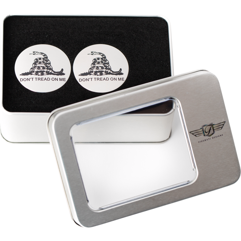 FD40-DTOM-SS FIGURATI-DESIGNS HARLEY-DAVIDSON DONâ€™T TREAD ON ME CUSTOM SWING ARM COVERS HARLEY-DAVIDSON DONâ€™T TREAD ON ME CUSTOM SWING ARM COVERS SWINGARM COVERS-CAPS 