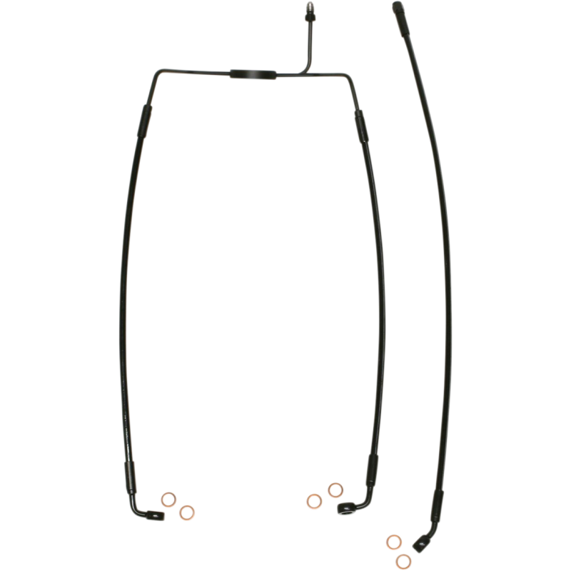 SBB1307-27 MAGNUM SS BLk/BLK  '08-13 Touring non-ABS, 35, 10mm (37009) SS BLk/BLK  '08-13 Touring non-ABS, 35, 10mm (37009) BRAKE LINES-HOSES-STAINLESS STEEL 