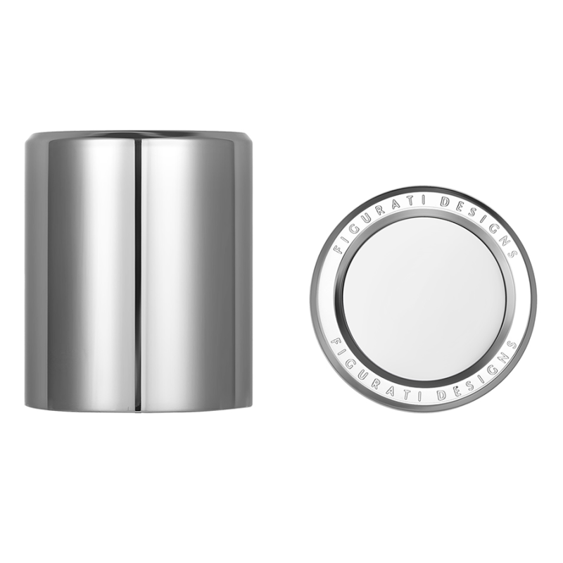 FD60-DC-27.2/32-SS FIGURATI-DESIGNS ND MAG DOCKING COVERS PLAIN SILVER-27.2X32mm ND MAG DOCKING COVERS PLAIN SILVER-27.2X32mm LUGGAGE PARTS & ACCESSORIES 