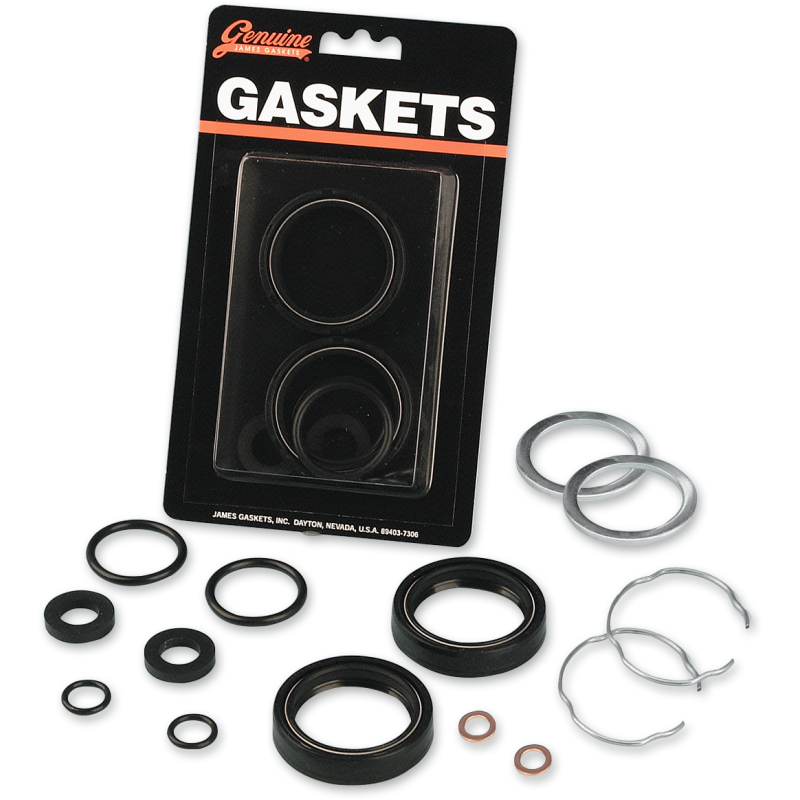 JGI-45849-84-A JAMES-GASKET 84-87 FX/XL FORK SEAL KIT 35MM (KIT) 84-87 FX/XL FORK SEAL KIT 35MM (KIT) FORK SEALS-ORINGS-GASKETS 