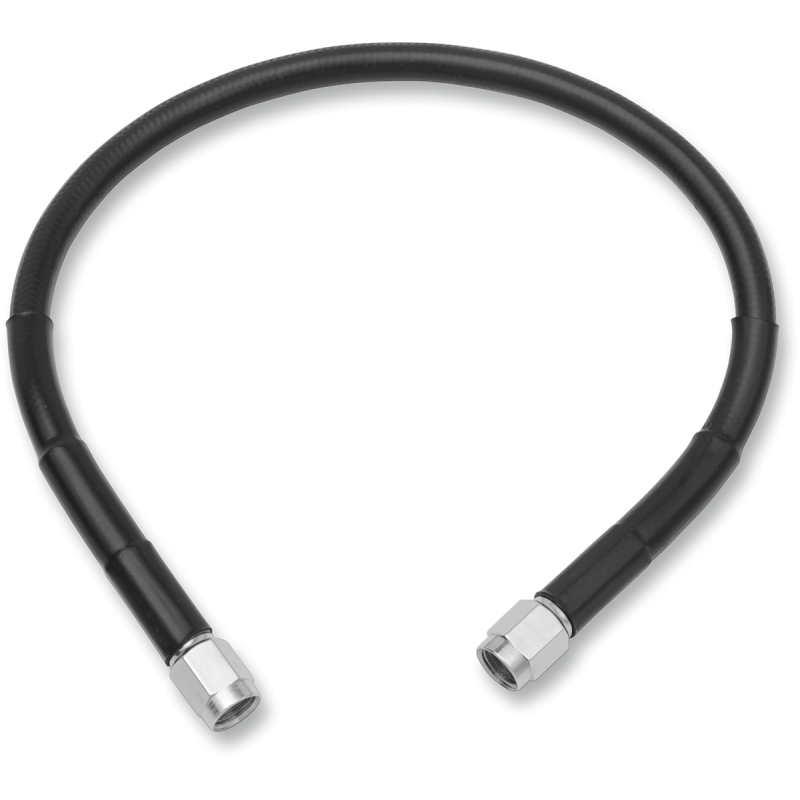 824-BLK DRAG-SPECIALTIES BLACK S/S BRAKE LINE 24" BLACK S/S BRAKE LINE 24" BRAKE LINES-HOSES-STAINLESS STEEL 